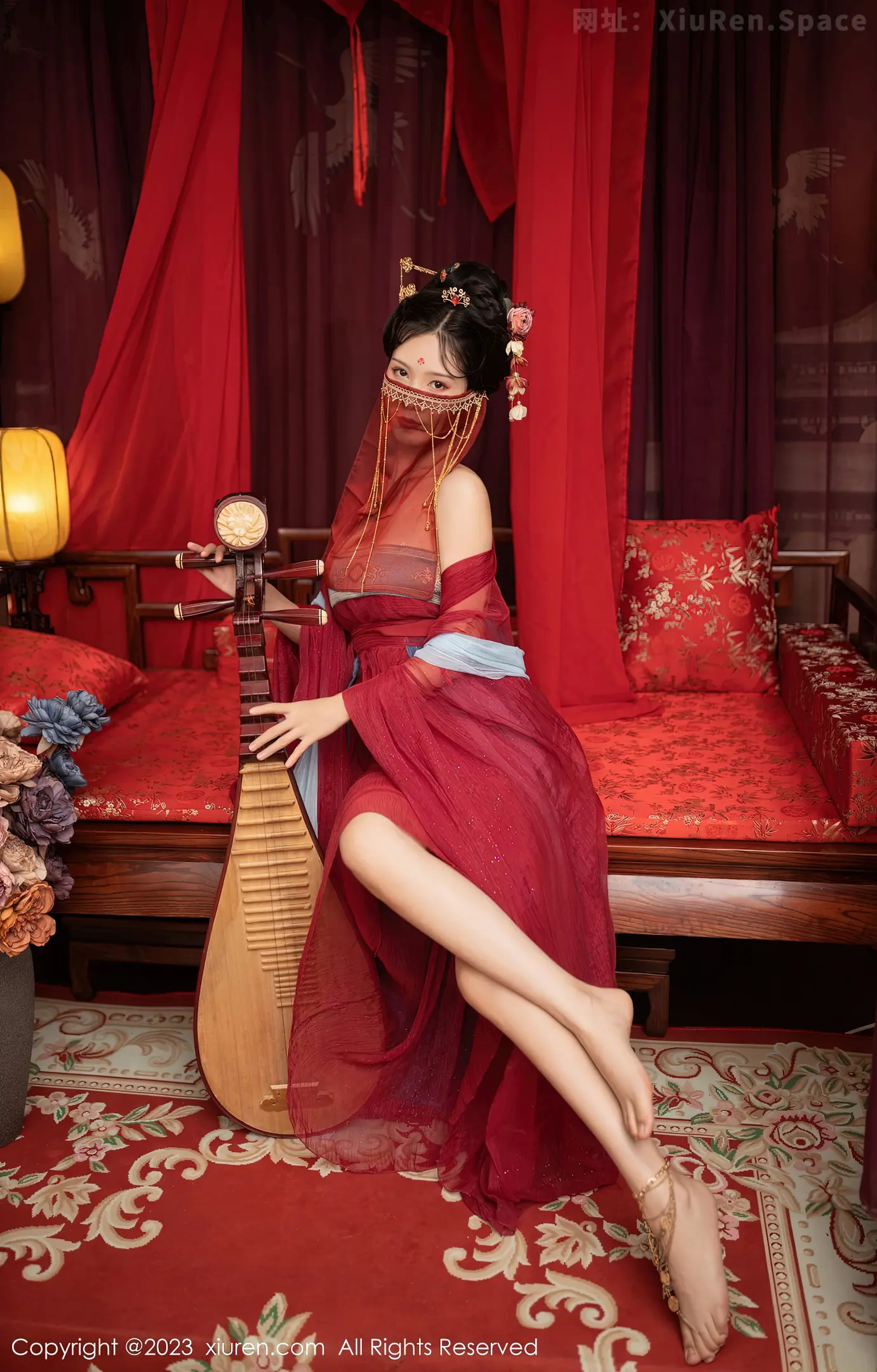 图片[5]-[XiuRen秀人网]2023.01.17 VOL.6143 田冰冰黑色透视内衣与黑丝美腿性感私房写真集-秀人网官方网站